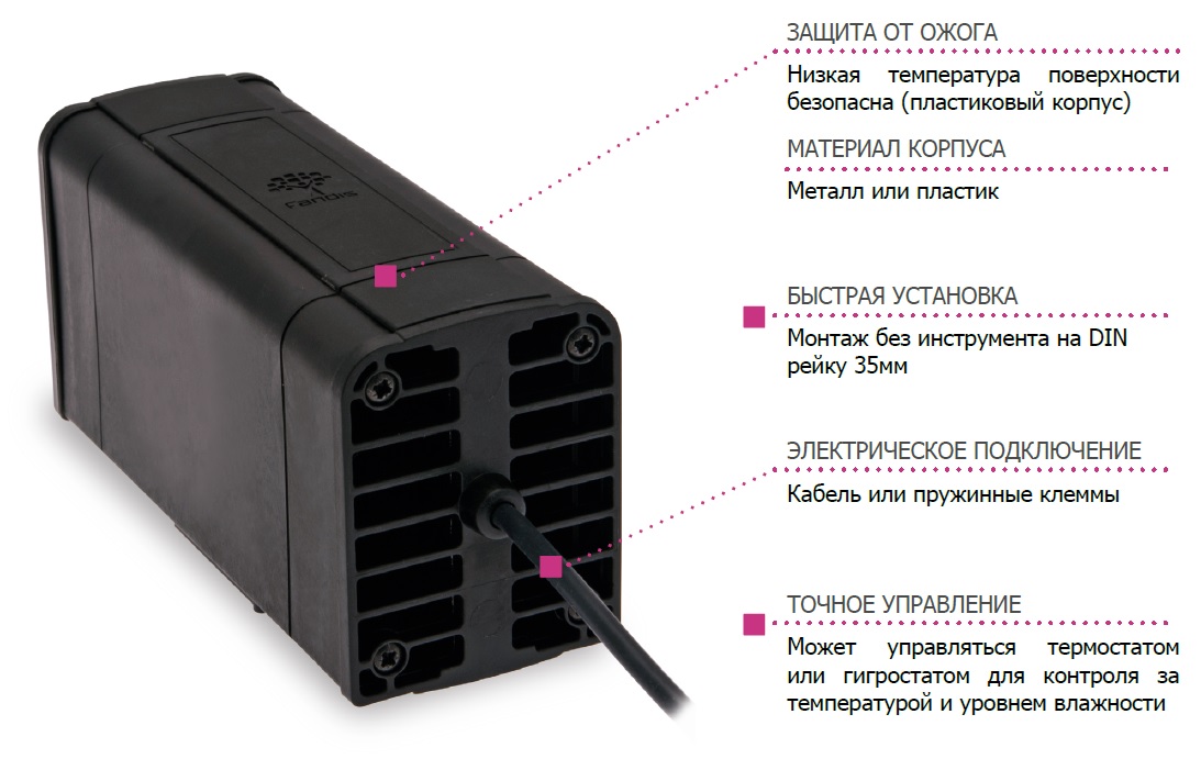 Обогреватель для шкафа 30w